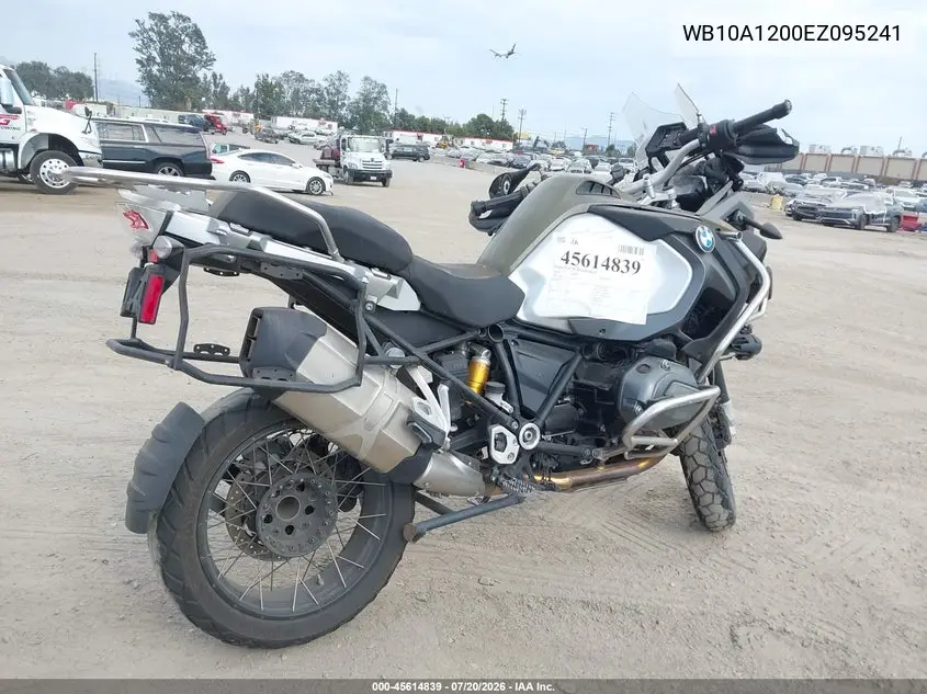 2014 BMW R1200 Gs Adventure VIN: WB10A1200EZ095241 Lot: 45614839
