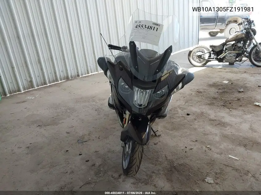 2015 BMW R1200 Rt VIN: WB10A1305FZ191981 Lot: 45534811