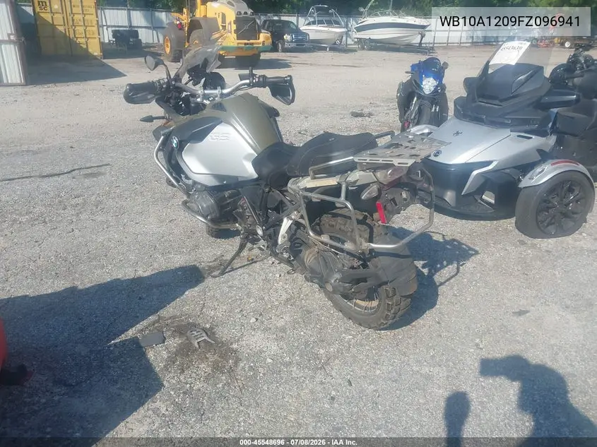 2015 BMW R1200 Gs Adventure VIN: WB10A1209FZ096941 Lot: 45548696