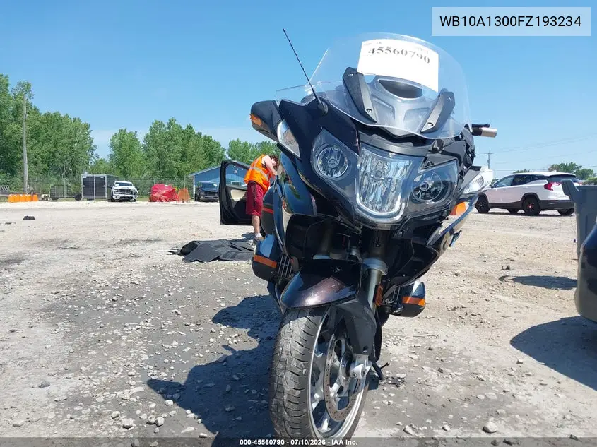 2015 BMW R1200 Rt VIN: WB10A1300FZ193234 Lot: 45560790