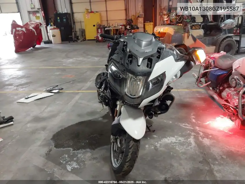 2016 BMW R1200 Rt VIN: WB10A1308GZ195587 Lot: 42316764