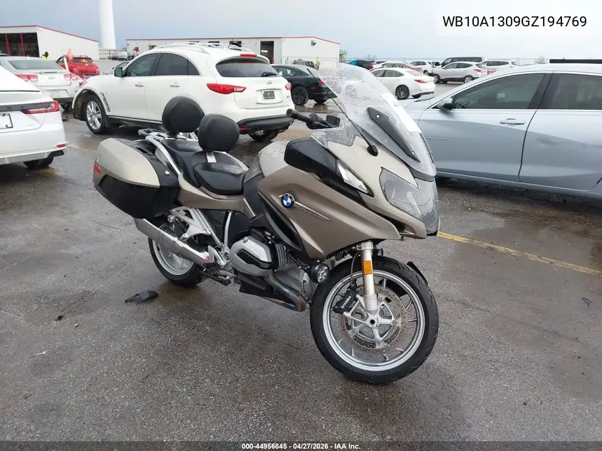 2016 BMW R1200 Rt VIN: WB10A1309GZ194769 Lot: 44956845