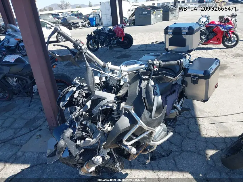2016 BMW R1200 Gs Adventure VIN: WB10A1209GZ666471 Lot: 45574099