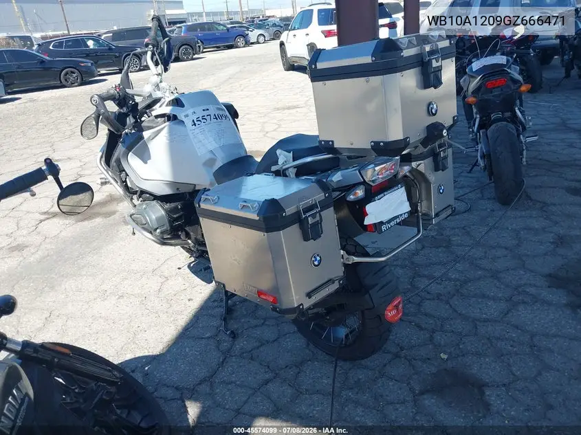 2016 BMW R1200 Gs Adventure VIN: WB10A1209GZ666471 Lot: 45574099