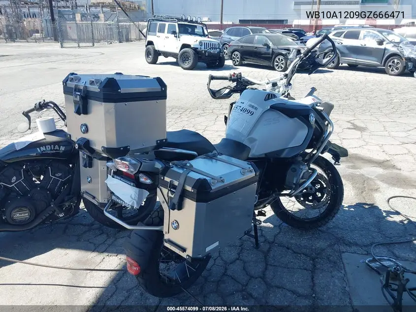2016 BMW R1200 Gs Adventure VIN: WB10A1209GZ666471 Lot: 45574099