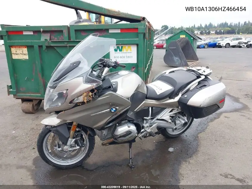 2017 BMW R1200 Rt VIN: WB10A1306HZ466454 Lot: 43209019