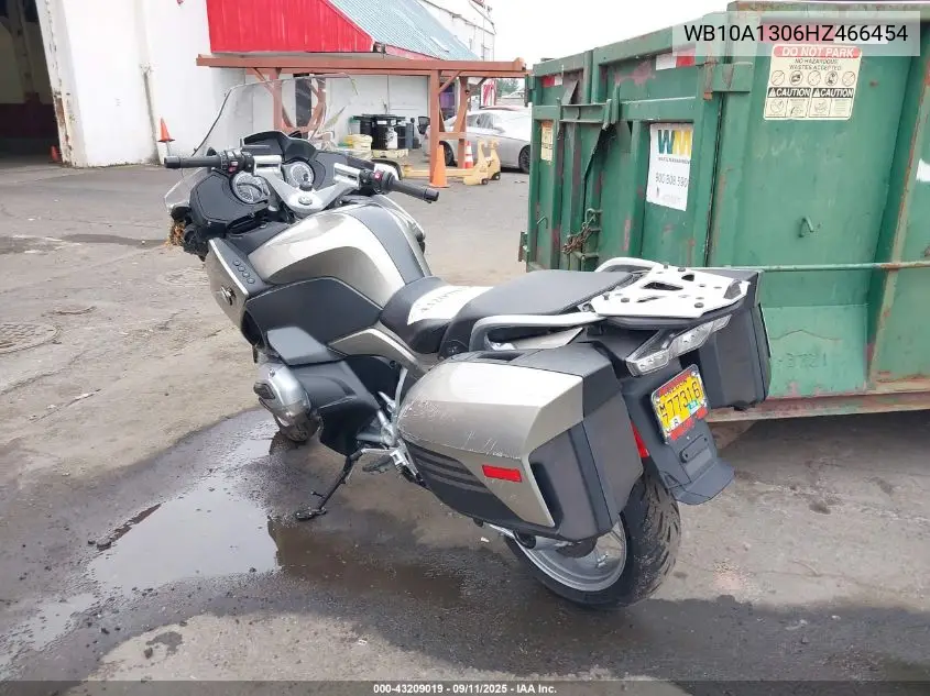 2017 BMW R1200 Rt VIN: WB10A1306HZ466454 Lot: 43209019