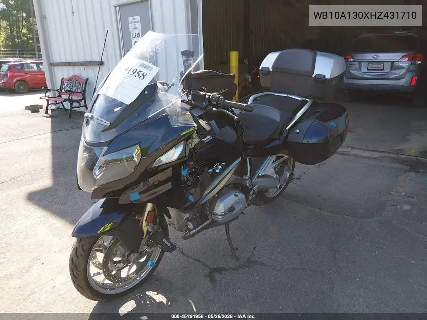2017 BMW R1200 Rt VIN: WB10A130XHZ431710 Lot: 45191958