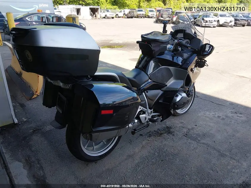 2017 BMW R1200 Rt VIN: WB10A130XHZ431710 Lot: 45191958