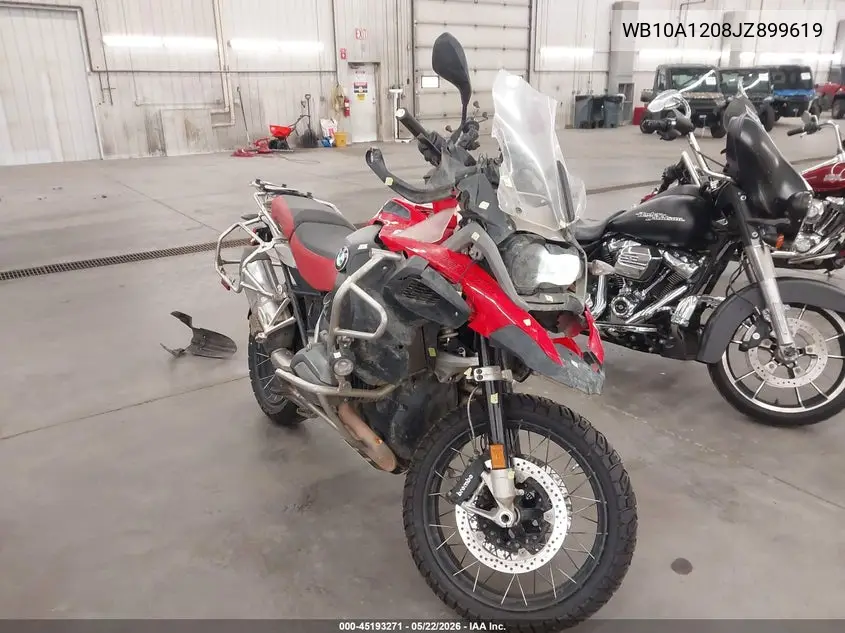 2018 BMW R1200 Gs Adventure VIN: WB10A1208JZ899619 Lot: 45193271