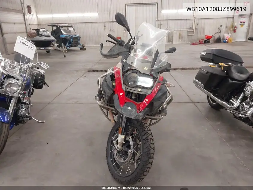 2018 BMW R1200 Gs Adventure VIN: WB10A1208JZ899619 Lot: 45193271