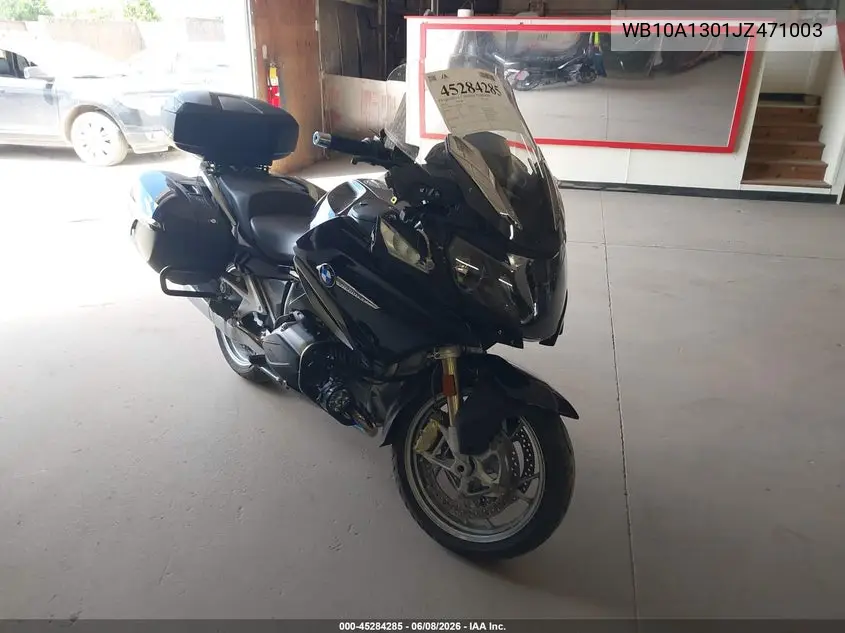2018 BMW R1200 Rt VIN: WB10A1301JZ471003 Lot: 45284285