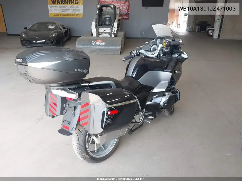 2018 BMW R1200 Rt VIN: WB10A1301JZ471003 Lot: 45284285
