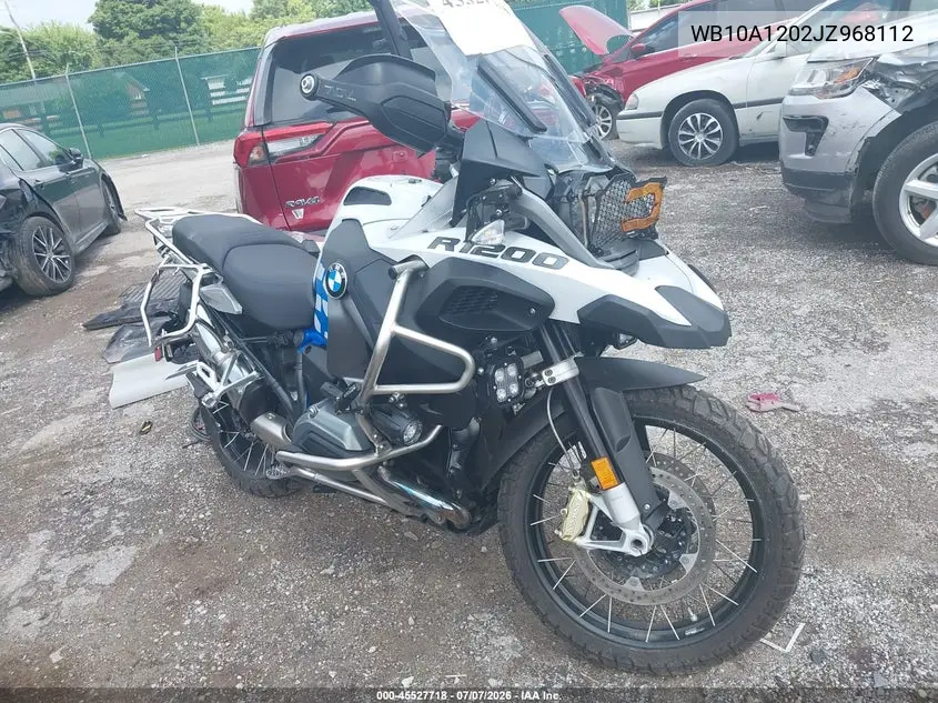 2018 BMW R1200 Gs Adventure VIN: WB10A1202JZ968112 Lot: 45527718