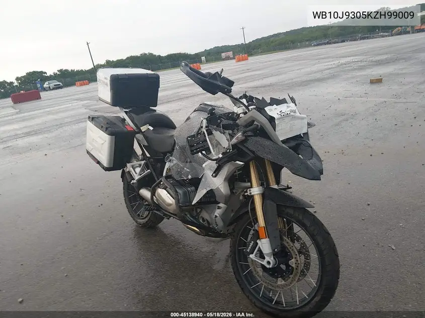 2019 BMW R 1250 Gs VIN: WB10J9305KZH99009 Lot: 45138940