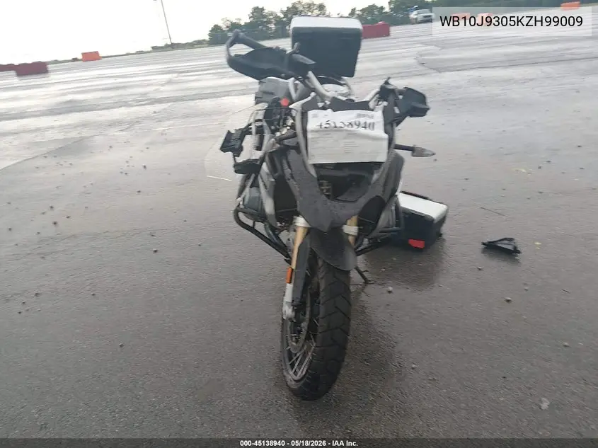 2019 BMW R 1250 Gs VIN: WB10J9305KZH99009 Lot: 45138940