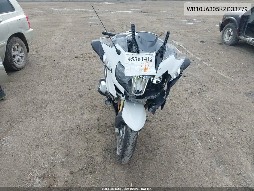 2019 BMW R 1250 Rt VIN: WB10J6305KZG33779 Lot: 45361418