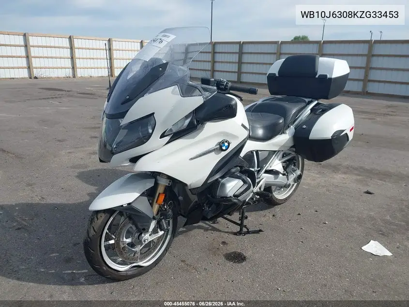 2019 BMW R 1250 Rt VIN: WB10J6308KZG33453 Lot: 45455076