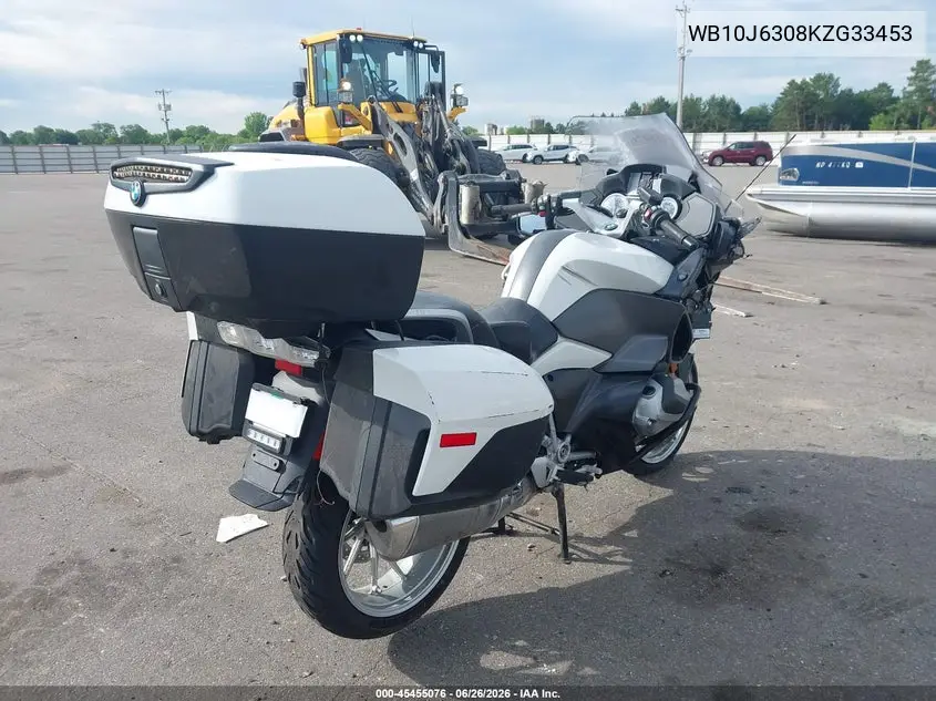 2019 BMW R 1250 Rt VIN: WB10J6308KZG33453 Lot: 45455076