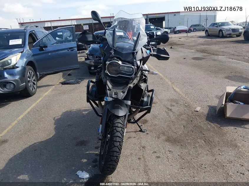 2020 BMW R 1250 Gs VIN: WB10J930XLZJ18678 Lot: 44981163
