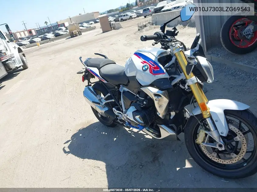 2020 BMW R 1250 R VIN: WB10J7303LZG69543 Lot: 45073038