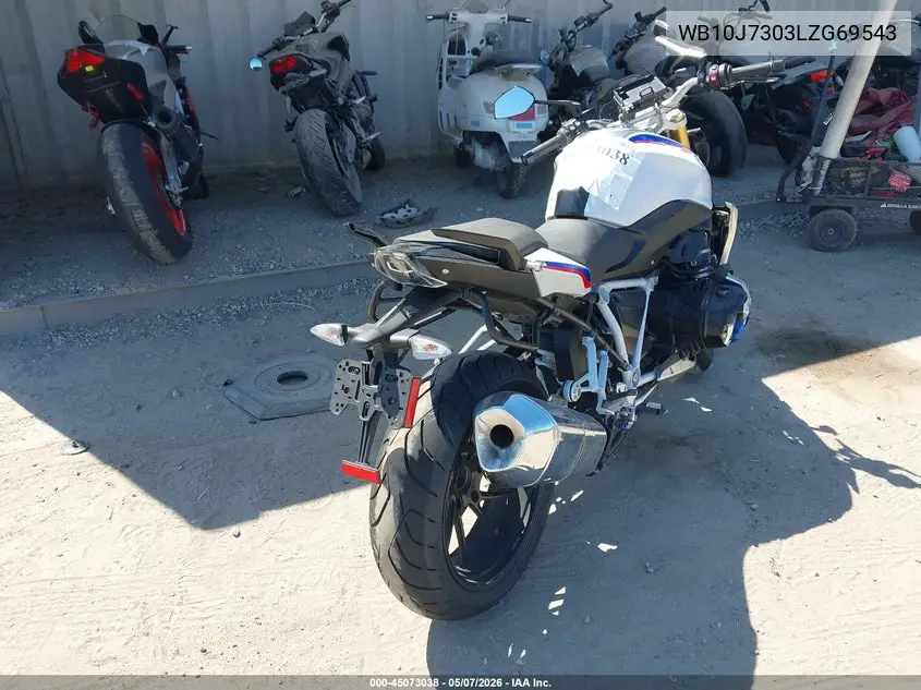 2020 BMW R 1250 R VIN: WB10J7303LZG69543 Lot: 45073038