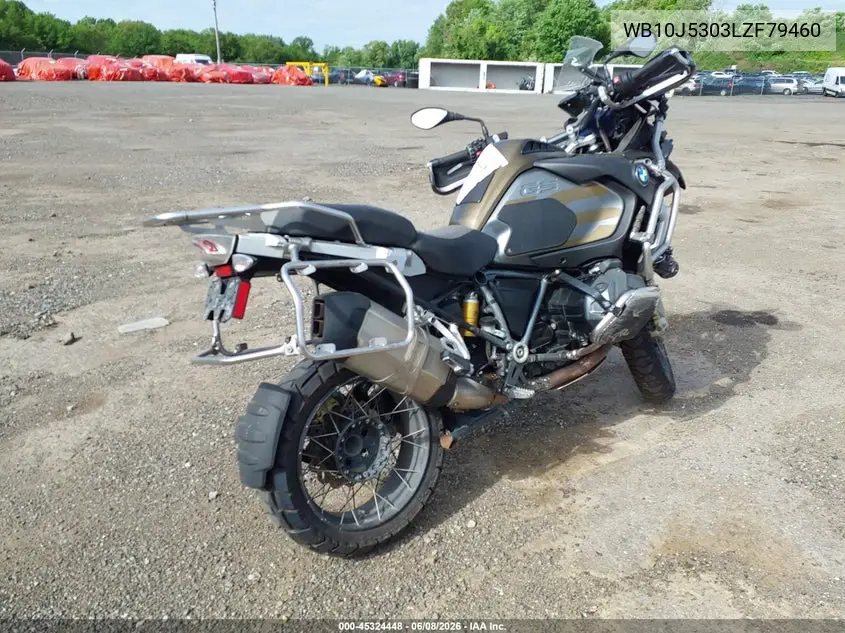 2020 BMW R 1250 Gs Adventure VIN: WB10J5303LZF79460 Lot: 45324448