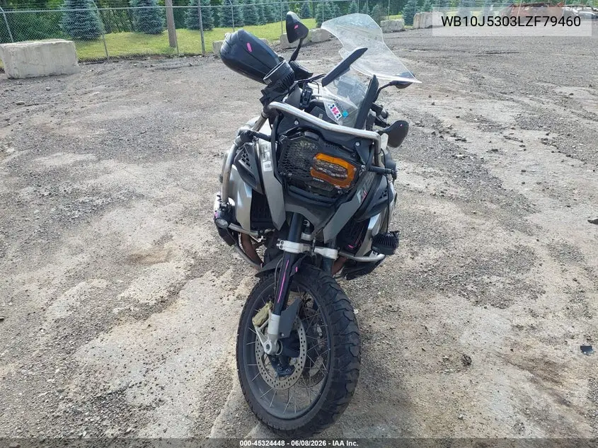 2020 BMW R 1250 Gs Adventure VIN: WB10J5303LZF79460 Lot: 45324448