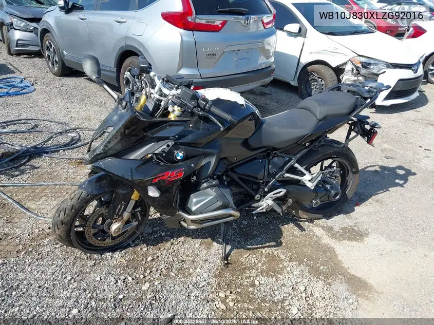 2020 BMW R 1250 Rs VIN: WB10J830XLZG92016 Lot: 45325657