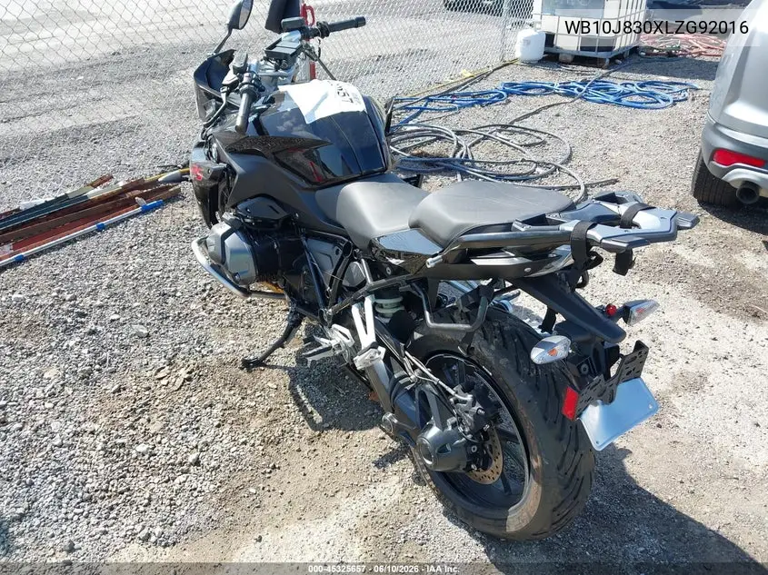 2020 BMW R 1250 Rs VIN: WB10J830XLZG92016 Lot: 45325657