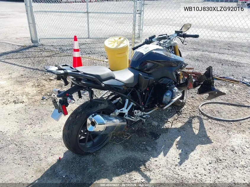 2020 BMW R 1250 Rs VIN: WB10J830XLZG92016 Lot: 45325657
