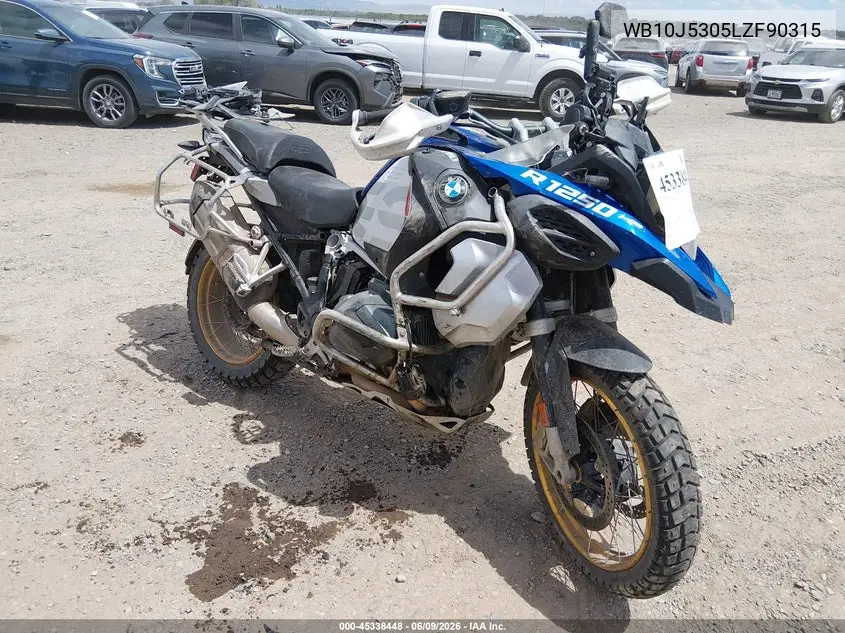 2020 BMW R 1250 Gs Adventure VIN: WB10J5305LZF90315 Lot: 45338448