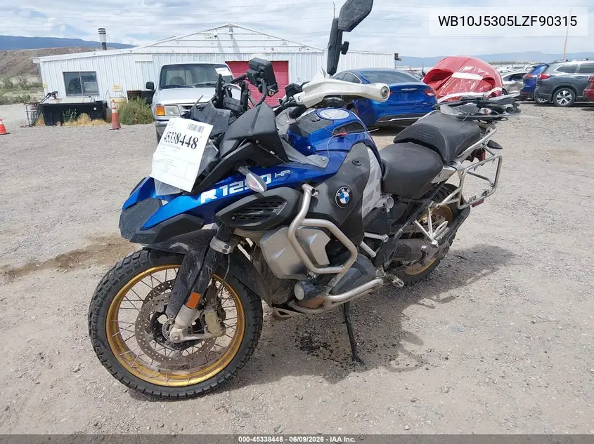 2020 BMW R 1250 Gs Adventure VIN: WB10J5305LZF90315 Lot: 45338448