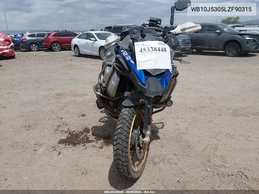 2020 BMW R 1250 Gs Adventure VIN: WB10J5305LZF90315 Lot: 45338448