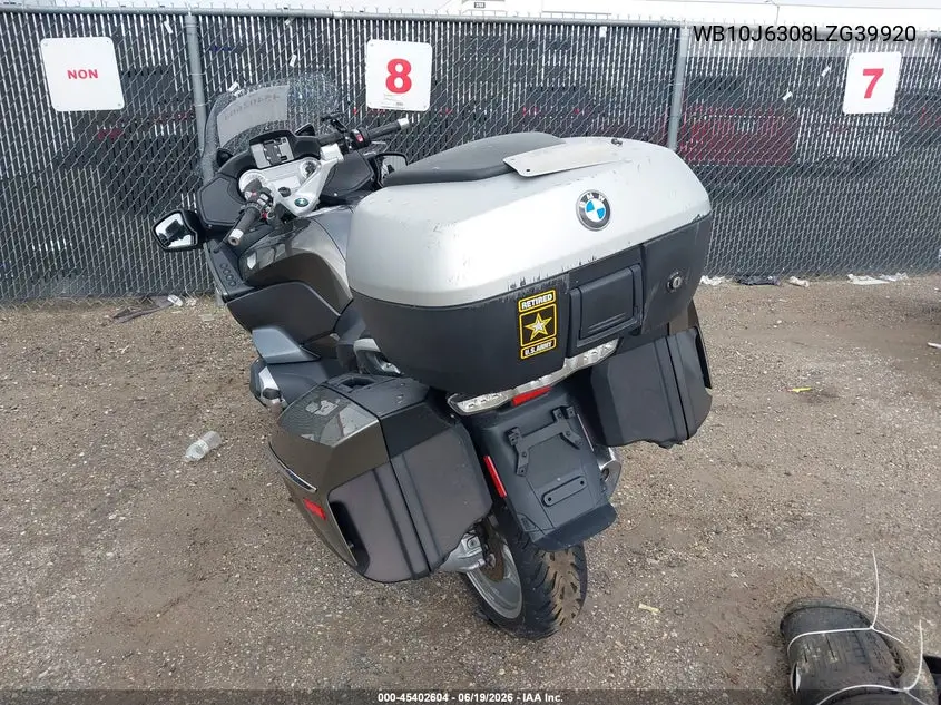 2020 BMW R 1250 Rt VIN: WB10J6308LZG39920 Lot: 45402604