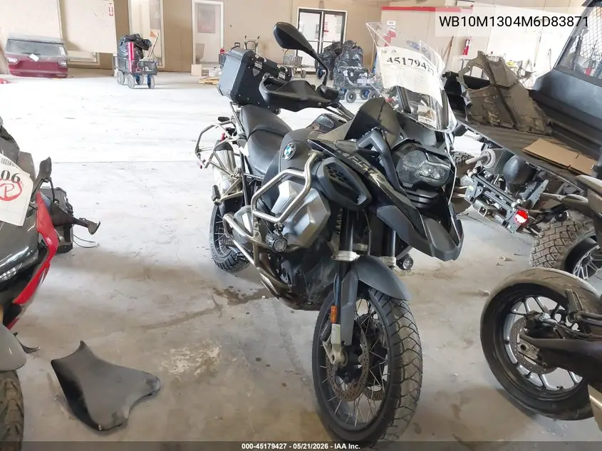 2021 BMW R 1250 Gs Adventure VIN: WB10M1304M6D83871 Lot: 45179427