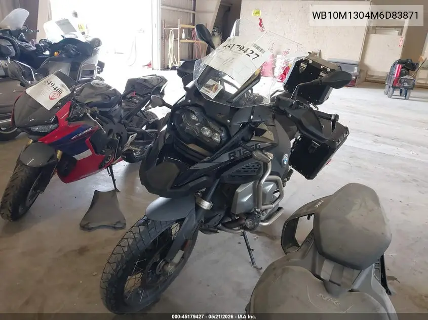 2021 BMW R 1250 Gs Adventure VIN: WB10M1304M6D83871 Lot: 45179427