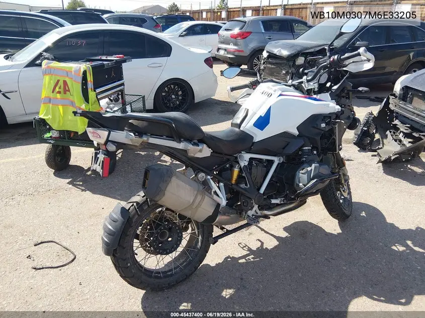2021 BMW R 1250 Gs VIN: WB10M0307M6E33205 Lot: 45437400
