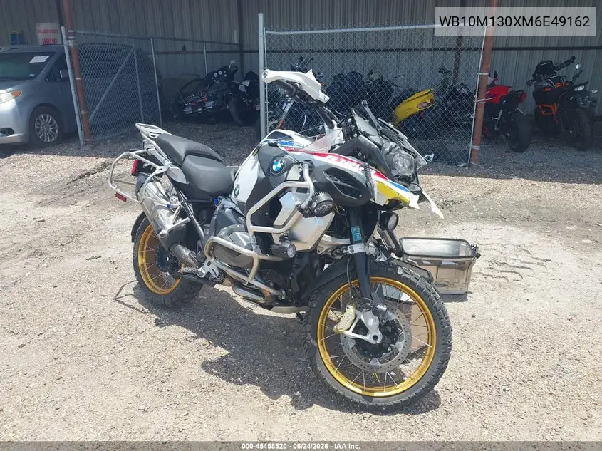 2021 BMW R 1250 Gs Adventure VIN: WB10M130XM6E49162 Lot: 45458520
