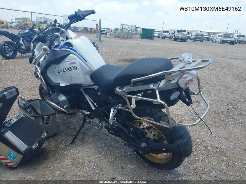 2021 BMW R 1250 Gs Adventure VIN: WB10M130XM6E49162 Lot: 45458520