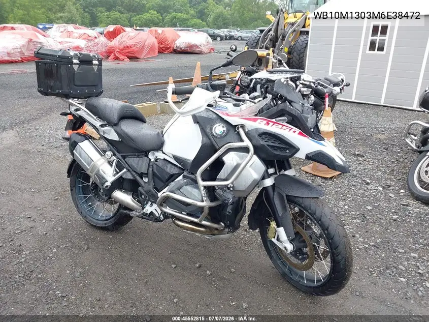 2021 BMW R 1250 Gs Adventure VIN: WB10M1303M6E38472 Lot: 45552815