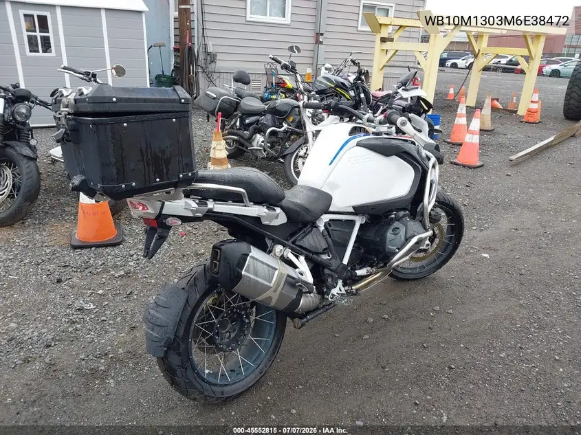 2021 BMW R 1250 Gs Adventure VIN: WB10M1303M6E38472 Lot: 45552815