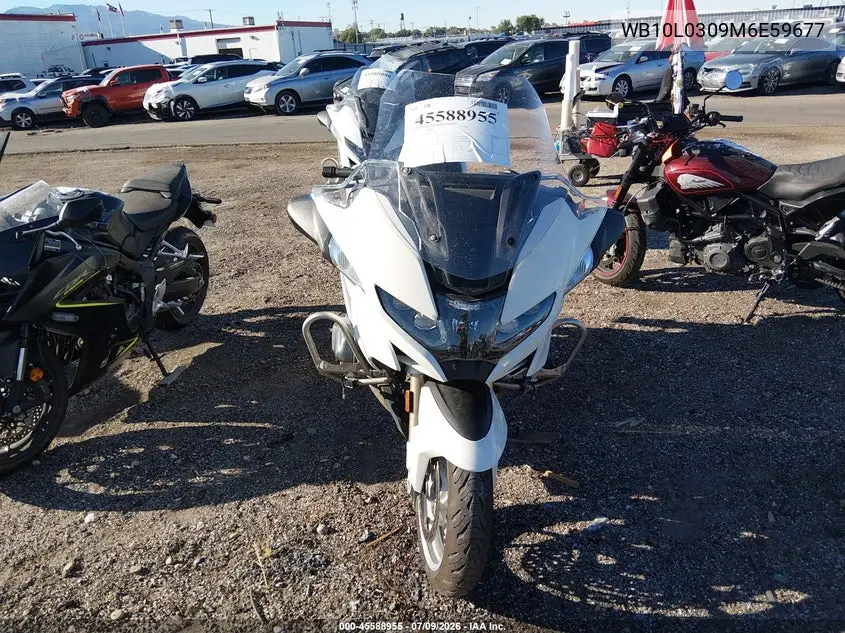 2021 BMW R 1250 Rt VIN: WB10L0309M6E59677 Lot: 45588955