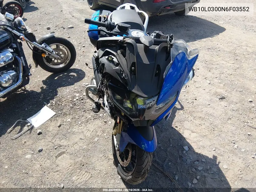 2022 BMW R 1250 Rt VIN: WB10L0300N6F03552 Lot: 45399084