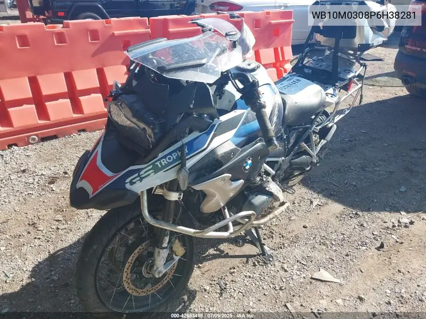 2023 BMW R 1250 Gs VIN: WB10M0308P6H38281 Lot: 42583418