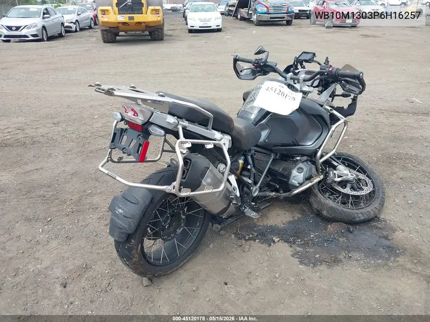 2023 BMW R 1250 Gs Adventure VIN: WB10M1303P6H16257 Lot: 45120178