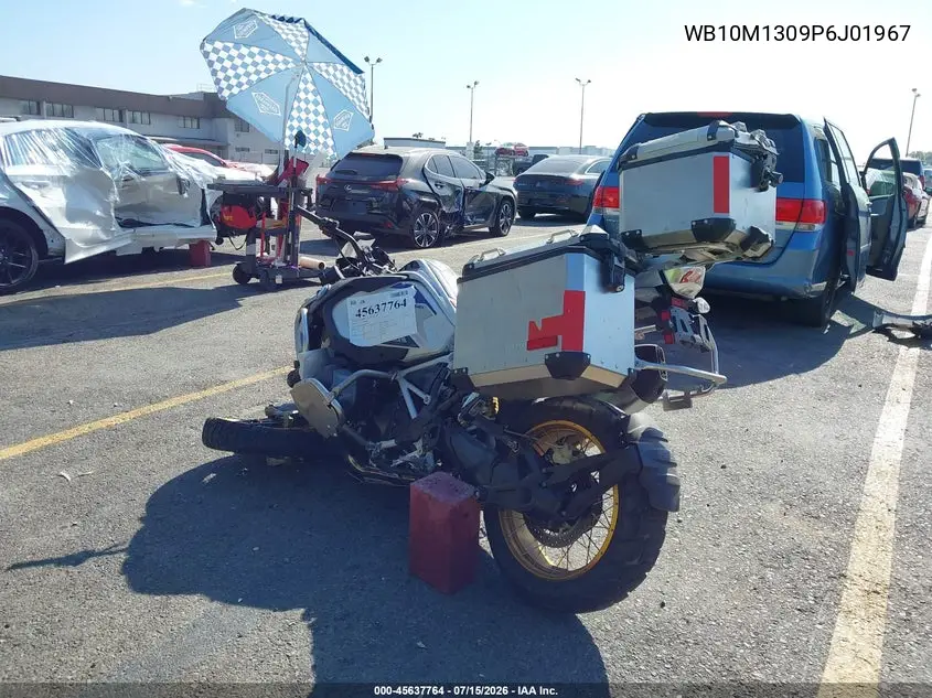 2023 BMW R 1250 Gs Adventure VIN: WB10M1309P6J01967 Lot: 45637764