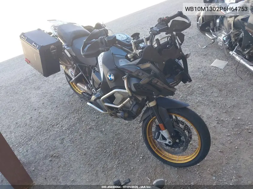 2023 BMW R 1250 Gs Adventure VIN: WB10M1302P6H64753 Lot: 45690064