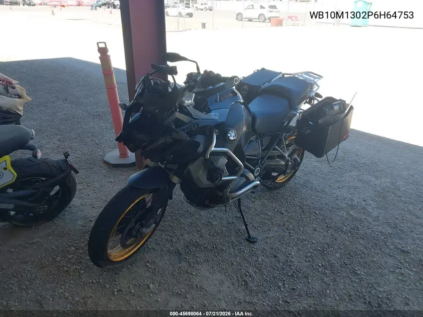 2023 BMW R 1250 Gs Adventure VIN: WB10M1302P6H64753 Lot: 45690064