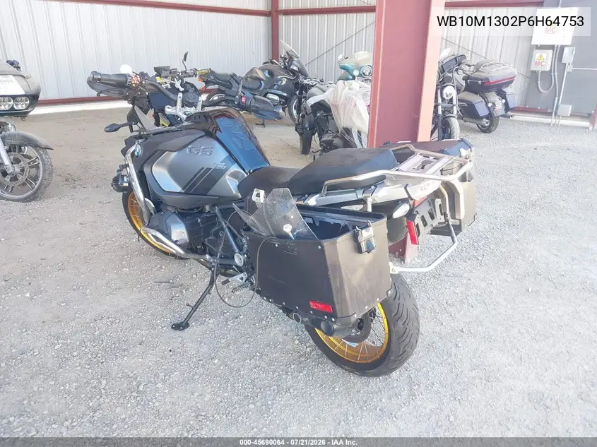 2023 BMW R 1250 Gs Adventure VIN: WB10M1302P6H64753 Lot: 45690064